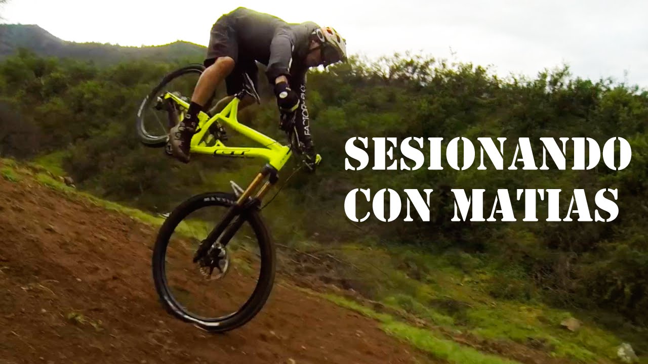 Sesionando Saltos de Mountain Bike con Matías!