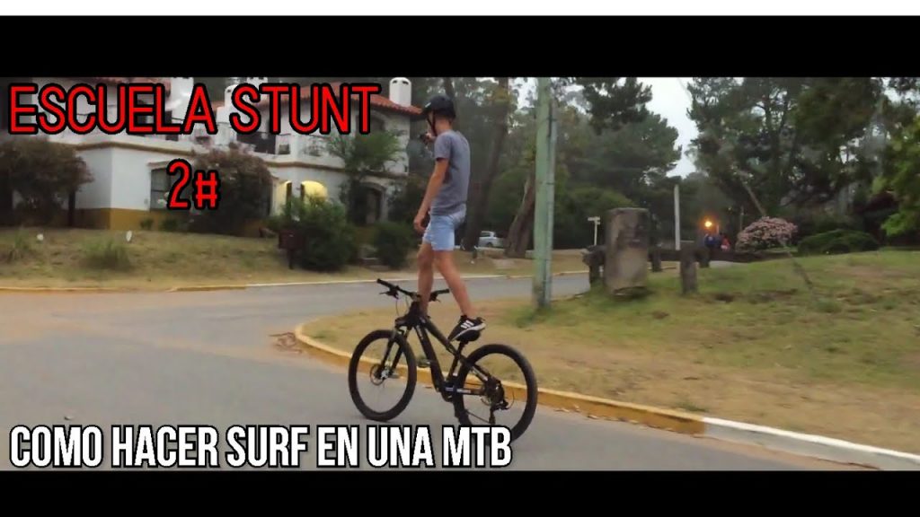 Como Hacer Surf /MTB Stunt Bike/ Escuela Stunt 2#