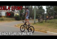 Como Hacer Surf /MTB Stunt Bike/ Escuela Stunt 2#