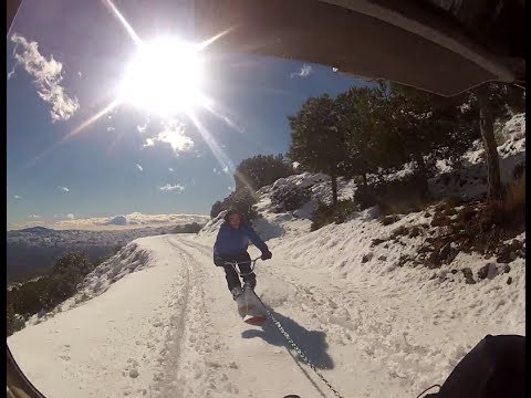 BMX snowboard. GoPro!