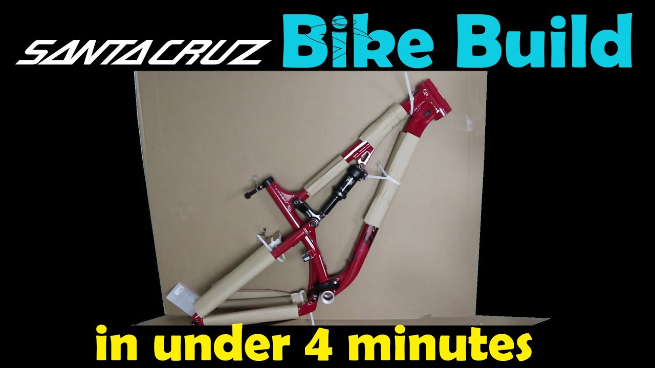 MTB Plan B - Santa Cruz 5010 bike build a-z in less than 4 minutes.