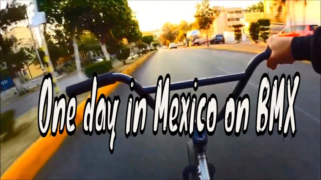 One day in Mexico on BMX under hip hop music