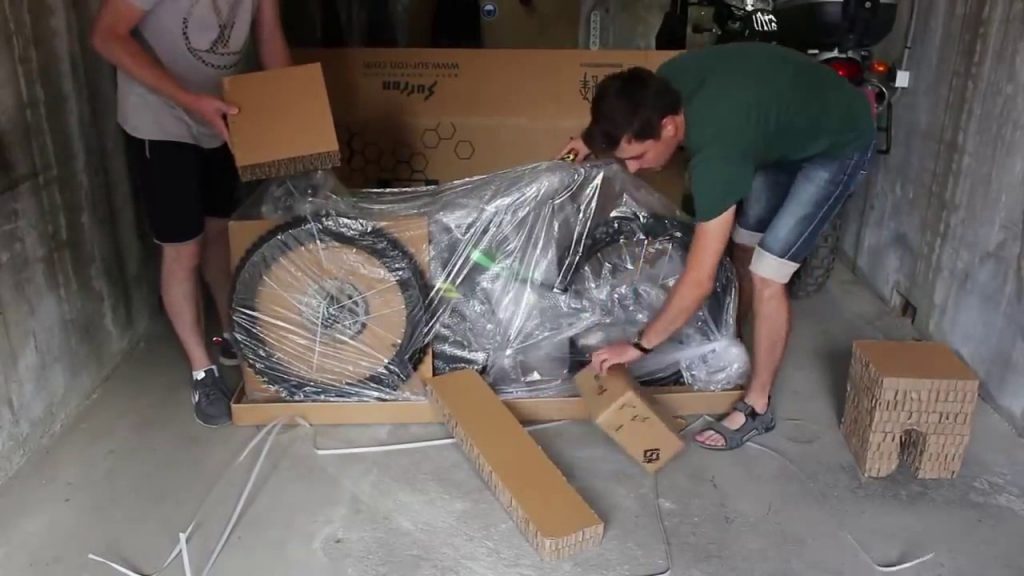 Unboxing electric bike#