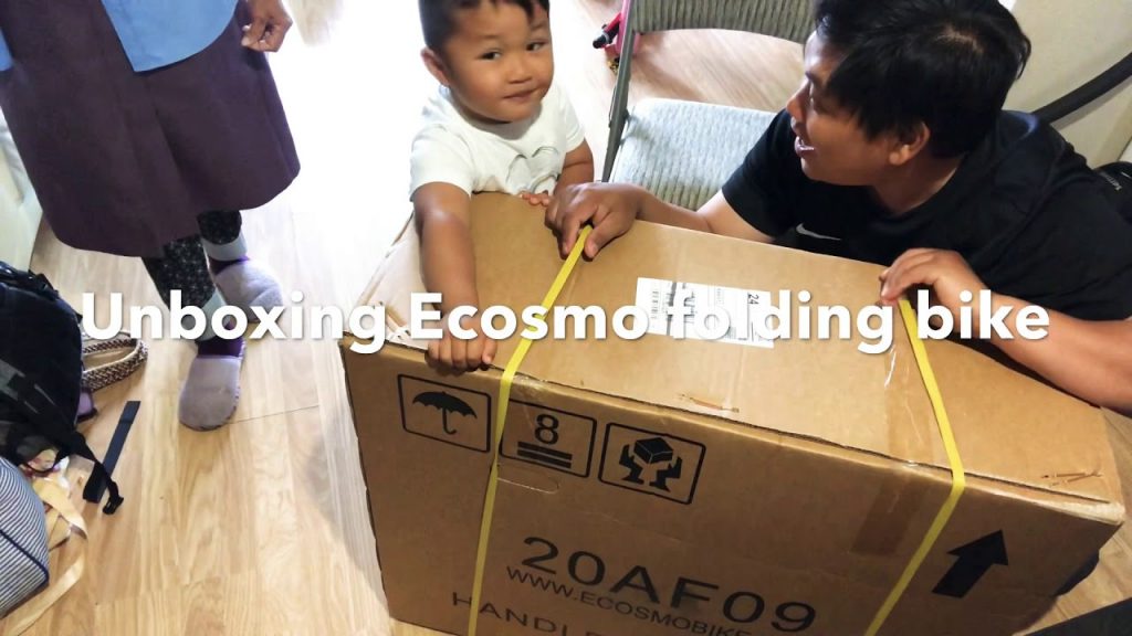 Unboxing of Ecosmo folding bike with 20” wheel.