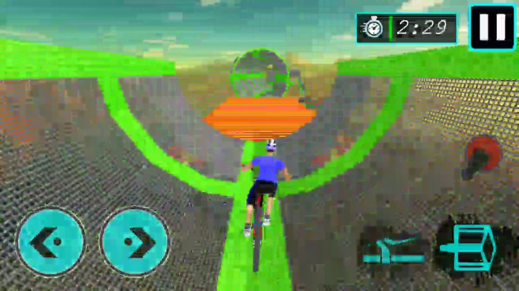 cycle running games roud bike vs mountain bike speed #0933
