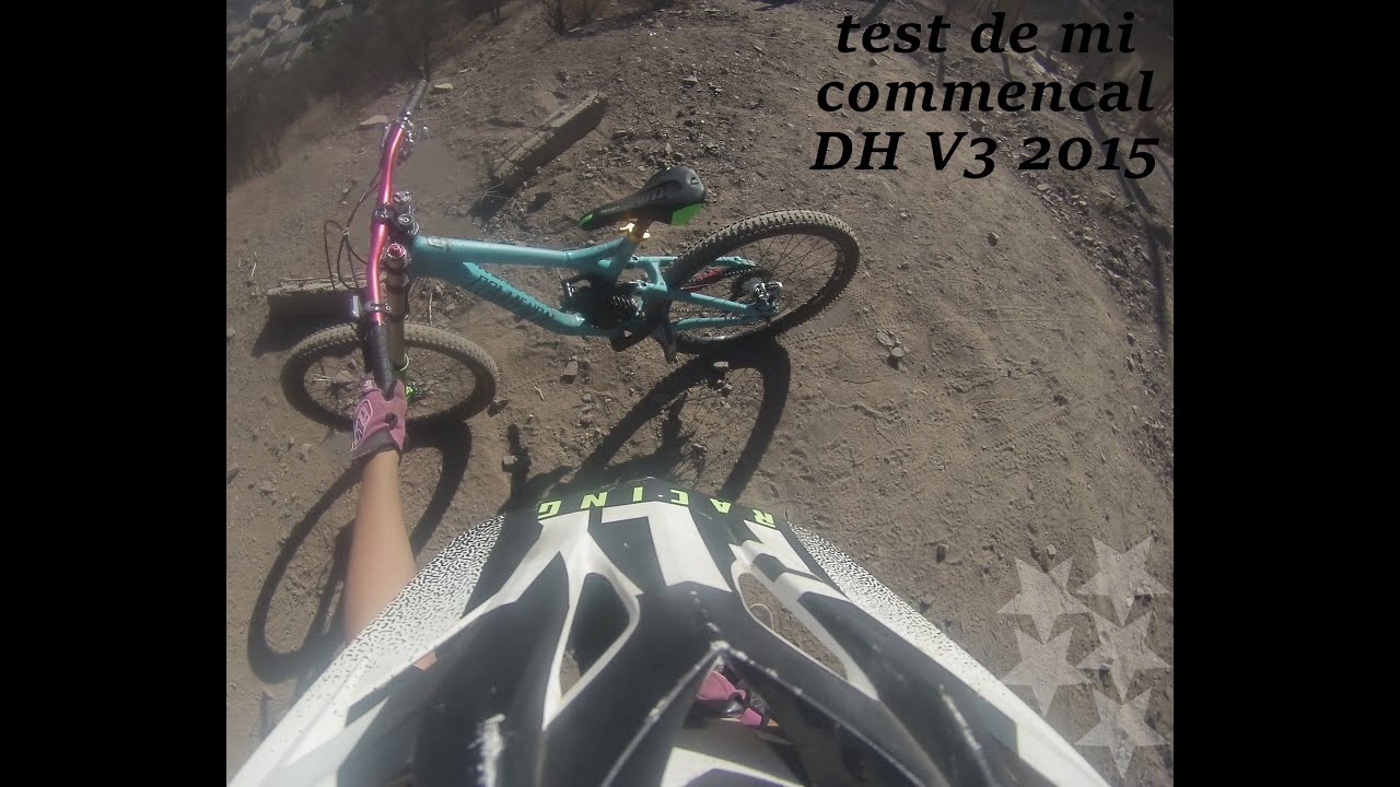 dh los andes///test commencal DH V3 2013// Los Andes // downhill// new bike test