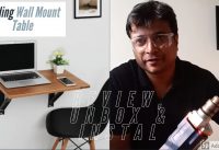 Folding Wall Mount Table | Pepperfry | DIY | install it yourself