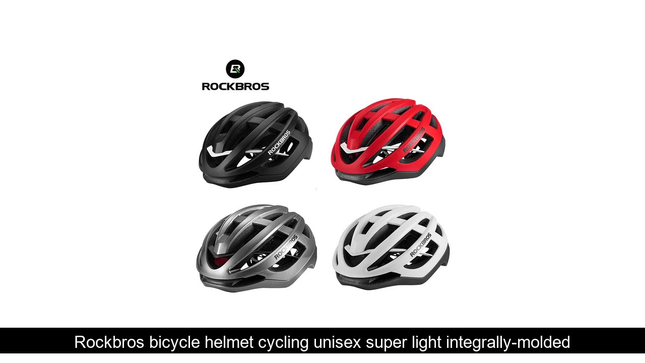Rockbros bicycle helmet cycling unisex super light integrally-molded inside electric bike MTB moun