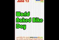 World Naked Bike Day l june 13th
