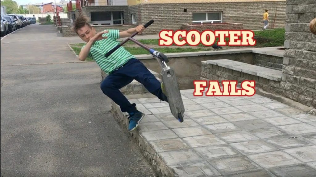 Самые жёсткие падения на самокате | scooter fails 2020