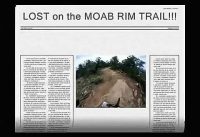 MOAB, UTAH Porcupine Rim Mountain Bike Trail