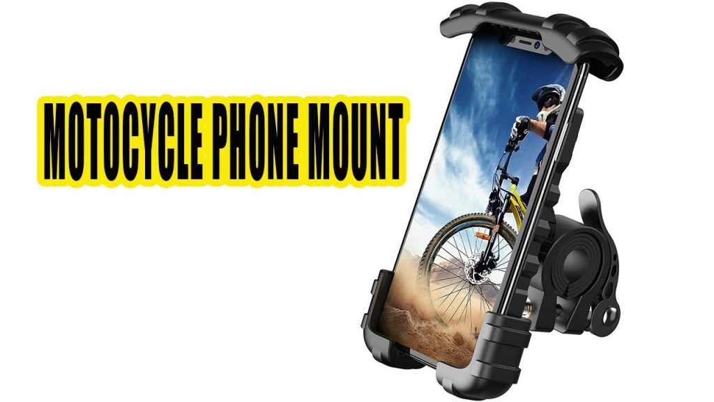 Motocycle phone mount Phone Holder Mount for Bike Handlebar - Lamicall Motocycle Cell Phone Clamp