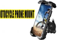 Motocycle phone mount Phone Holder Mount for Bike Handlebar - Lamicall Motocycle Cell Phone Clamp