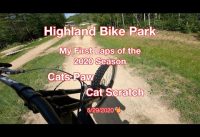 My First Laps of 2020 -  Highland Bike Park