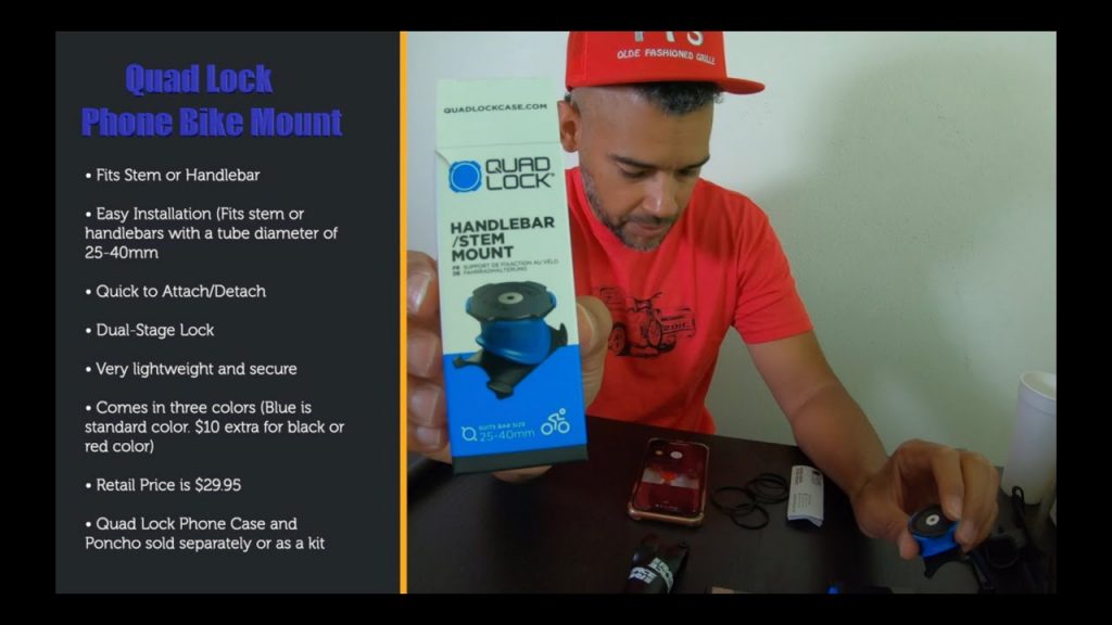 Quad Lock Bike Handlebar Stem Phone Mount (MTB Phone Mounts) Review