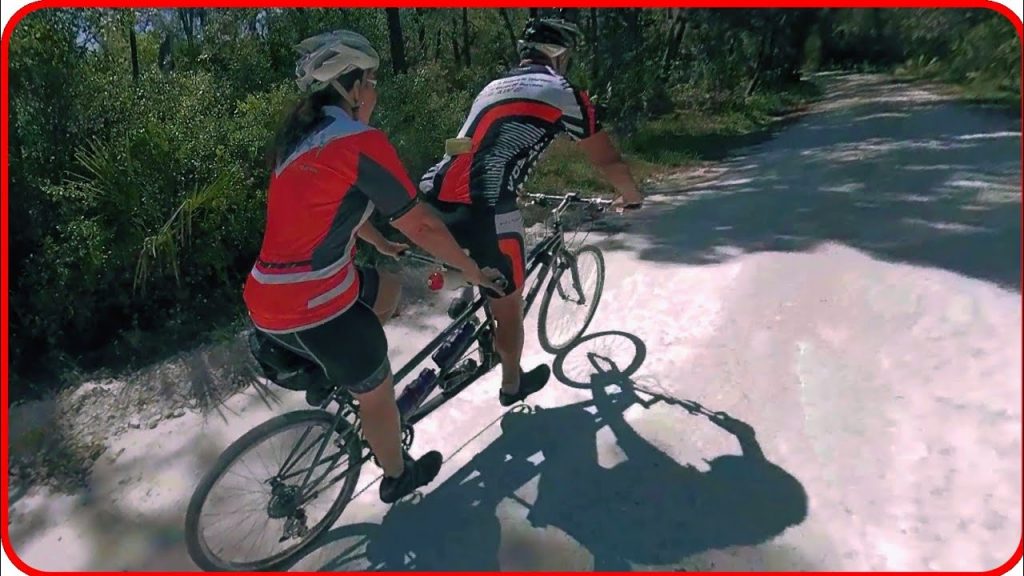 Tandem Mountain Biking: Riding Markham Woods Mountain Bike Trail on a Tandem Bike - Unedited Video
