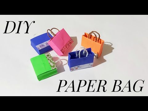 How To Make DIY Paper Bag | Craft | Origami | Easy | Folding | Paper Craft | ART HIGHLIGHTS | #11