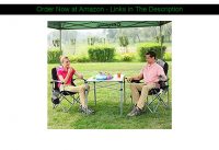 ✅ KingCamp Camping Chair with Lumbar Back Support, Padded Folding Chair with Cooler, Armrest, Cup H