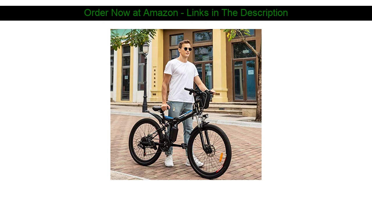 ❎ 26'' Folding Electric Mountain Bike, Electric Bike with 36V 8Ah Lithium-Ion Battery, Premium Full
