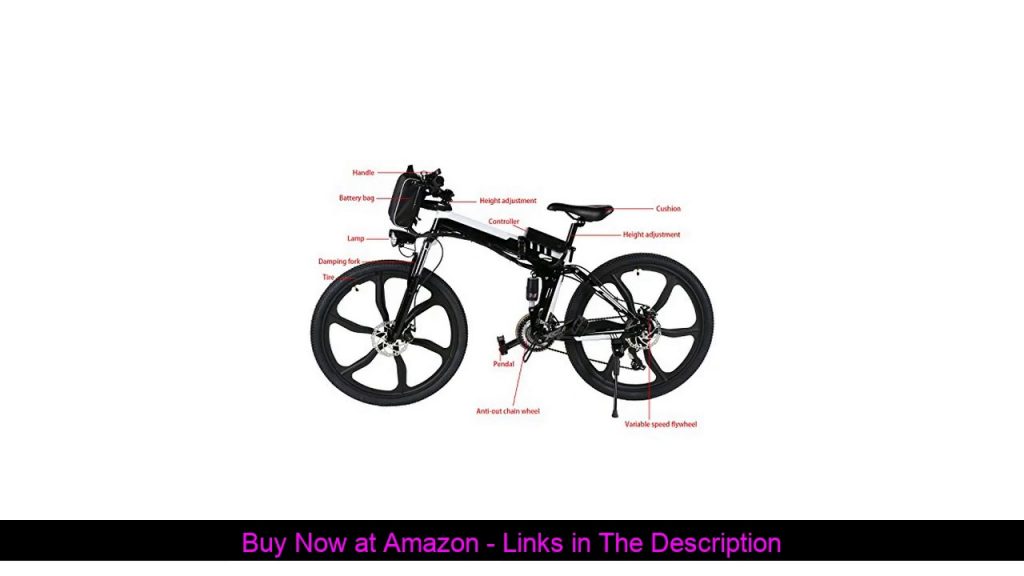 ✨ 26" Folding Electric Bike with Lithium-Ion Battery(36V 250W), 21 Speed Gear and Three Working Mod