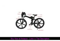 ✨ 26" Folding Electric Bike with Lithium-Ion Battery(36V 250W), 21 Speed Gear and Three Working Mod