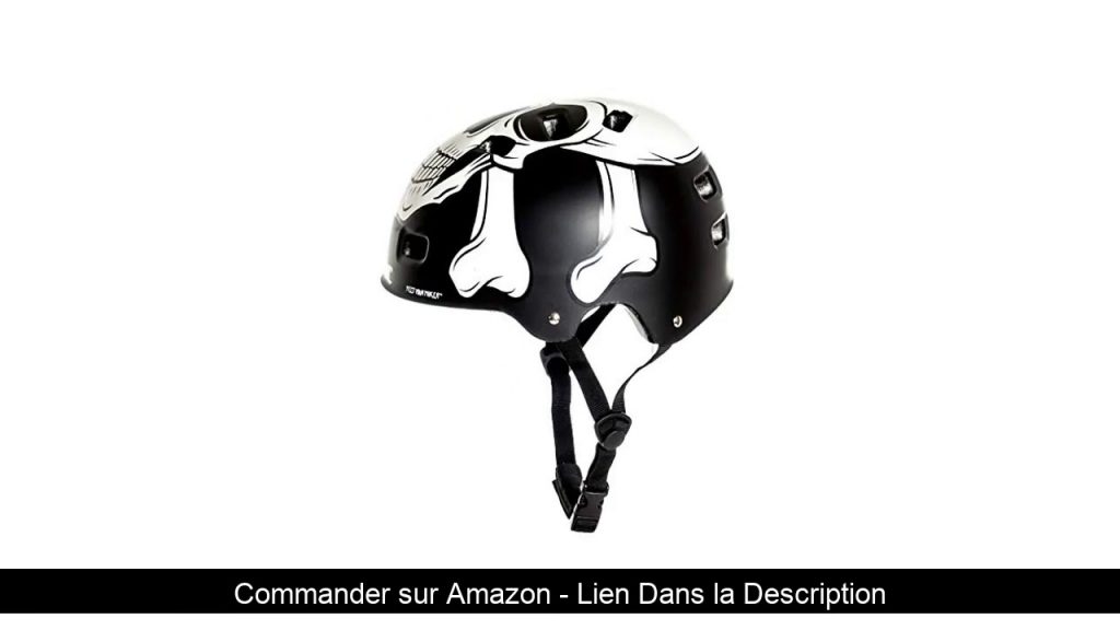 ⚡️ AWE Meet Your Maker BMX Casque Noir 55-59cm Remplacement Gratuit DE 5 Ans DE Crash *
