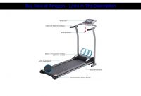 ⭐️ Aceshin Folding Treadmill, Electric Running Machine with LCD Monitor Motorized Walking Running M