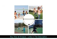 ▶️ AmazeFan Portable Badminton Net Set with Stand & Carrying Bag, Folding Volleyball Tennis Badmint