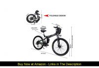 ▶️ CLIENSY 26 Inch Electric Bike, 350W Folding E-Bike with Removable 36V 8AH Lithium Battery for Ad