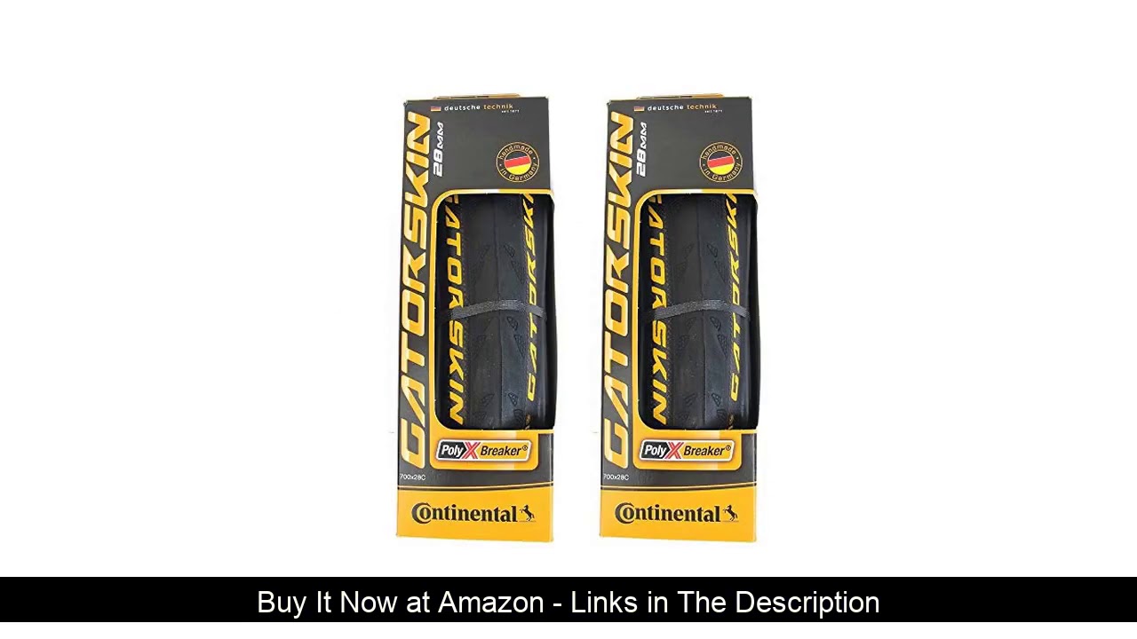 ☘️ Continental GatorSkin DuraSkin Tire, 2-Count (Folding, 700 x 28mm)