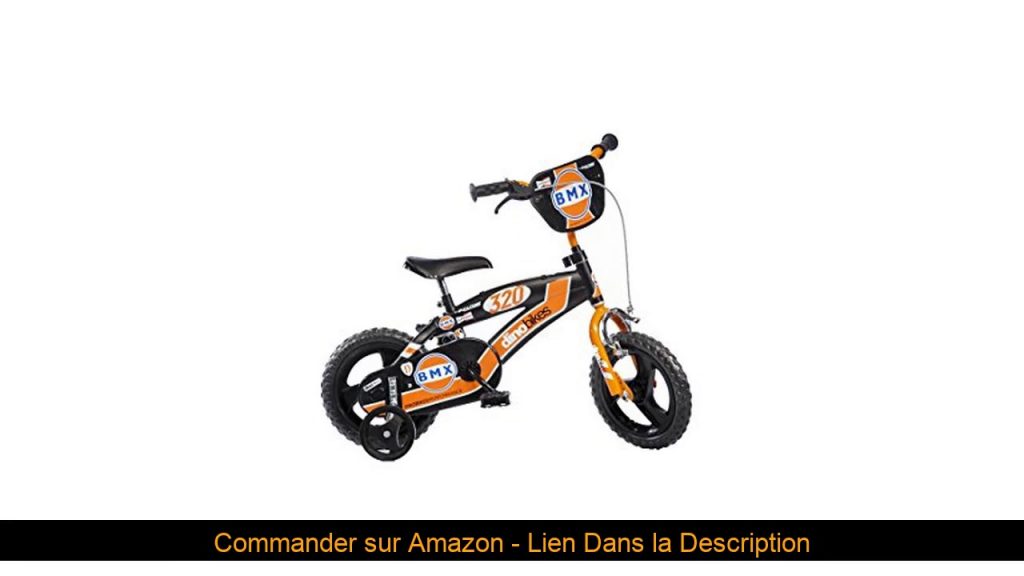 ⭐️ Dino Bikes BMX Garçon Marque Dinobikes 12 Pouces de 3 à 5 Ans, 125XL