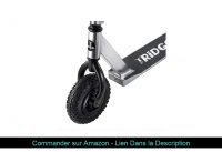 ⭐️ Dirt Scooter Trotinette de Ridge avec Pneus pneumatiques de 200mm d'air, fourches de Style BMX -