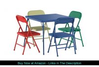 ✨ Flash Furniture Kids Colorful 5 Piece Folding Table and Chair Set