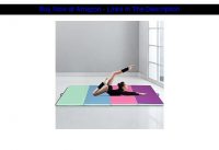 ☘️ Giantex 4'x10'x2 Gymnastics Mat Folding Panel Thick Gym Fitness Exercise (Green/Blue/Pink/Purple