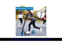 ▶️ Goplus Folding Kick Scooter for Kids and Teens, 2 Flash Wheels Scooter with 3-Level Adjustable H
