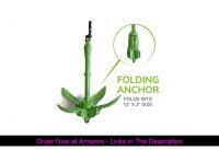 ☘️ Gradient Fitness Marine Anchor, 3.5 lb Folding Anchor, Grapnel Anchor Kit for Kayaks, Canoes, Pa