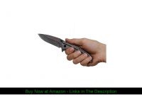 ☑️ Kershaw Filter (1306BW) Folding Pocket Knife with 3.2-Inch BlackWashed High-Performance Steel Bl