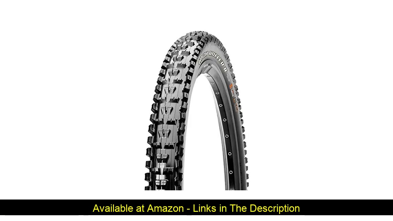 ⚡️ Maxxis High Roller II Single Compound EXO Folding Tire, 26-Inch x 2.4-Inch