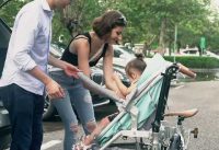 Recreational Parent child Folding Bicycle Cruiser bike Pedicab for Mother & Baby, Parent child Bike,