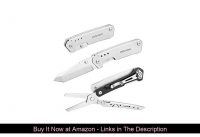 ☄️ Roxon Folding Pocket Knife and Scissors 2 in 1 Must-have at Home EDC Multi tool with Belt Clip,