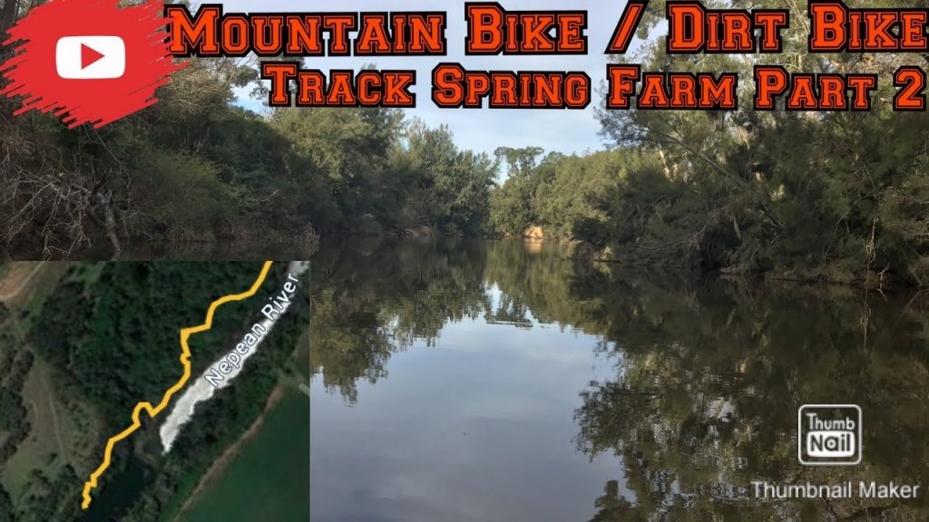 Spring Farm Mountain Bike / Dirt Bike Track (Crossed An Old Dam Wall)