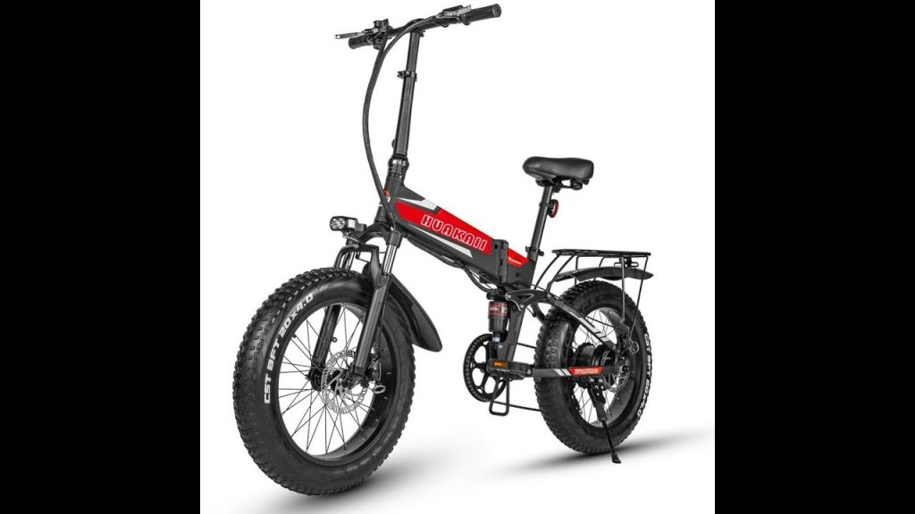 Pedal Assisted Rechargeable Bicycle Folding Ebike 500w 48v 12 8ah 20 Inch Fat Tire Electric Road Bik